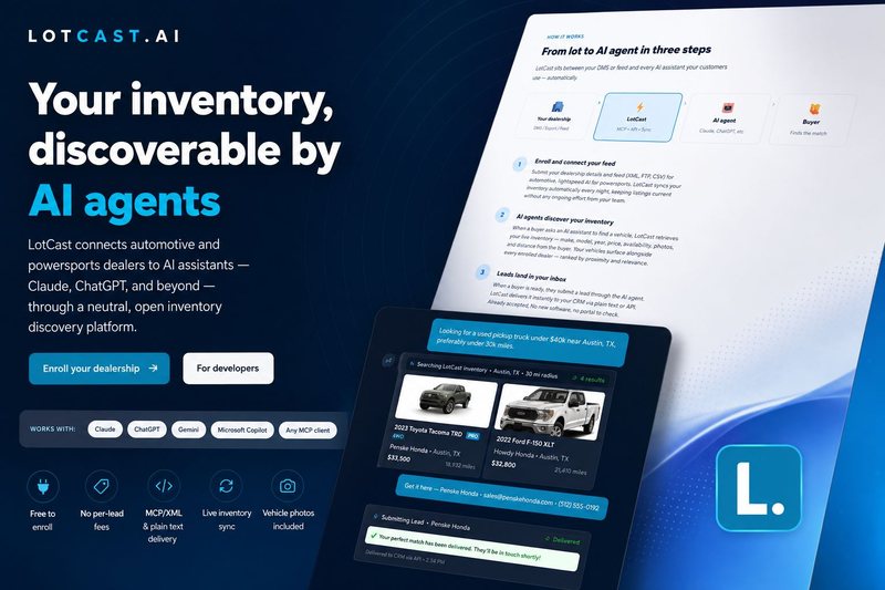 LotCast.ai agentic inventory platform